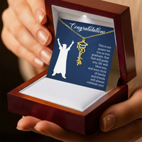 Graduation Cap Name Necklace - Graduation, Religion, This Is My Prayer