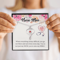 Heart Stethoscope Necklace – Gift for Mom, Nurse, Hero - TreasuredTale