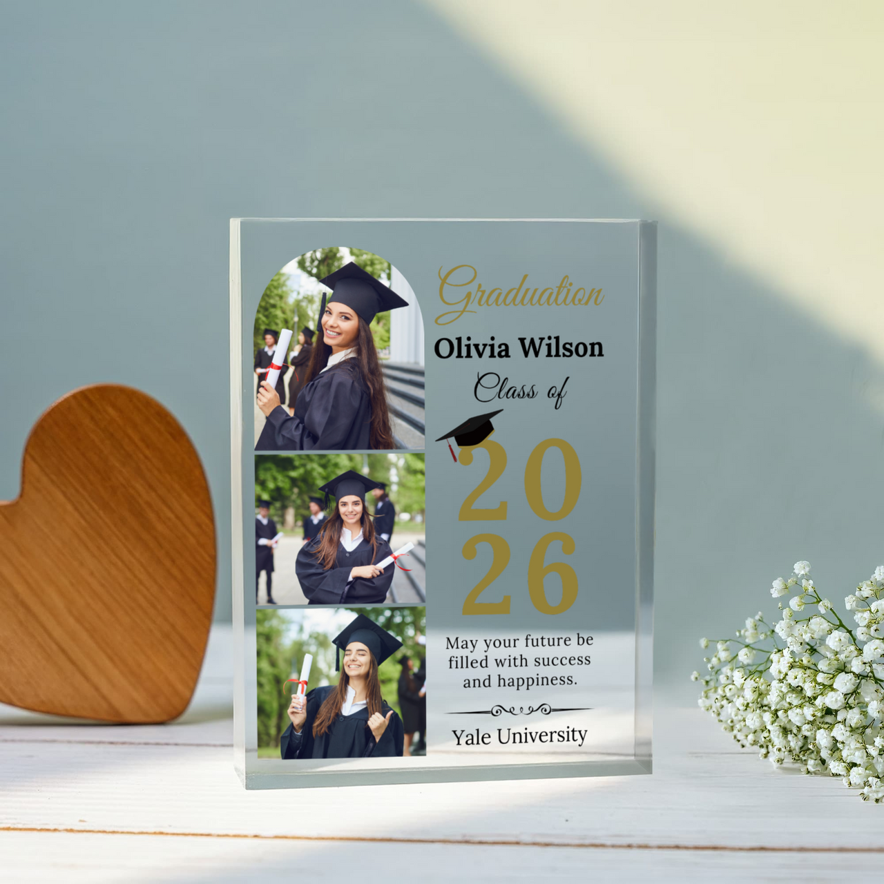Printed Acrylic Block - Graduation