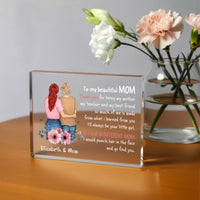 Funny Printed Acrylic Block for Mom - Mother's Day Gift