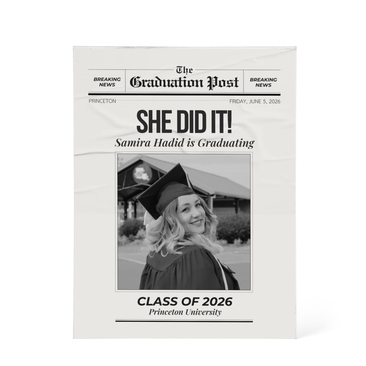 Printed Acrylic Block - Graduation