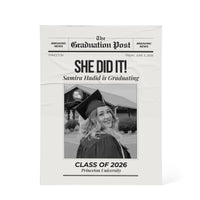 Printed Acrylic Block - Graduation