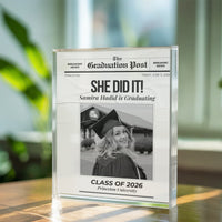 Printed Acrylic Block - Graduation