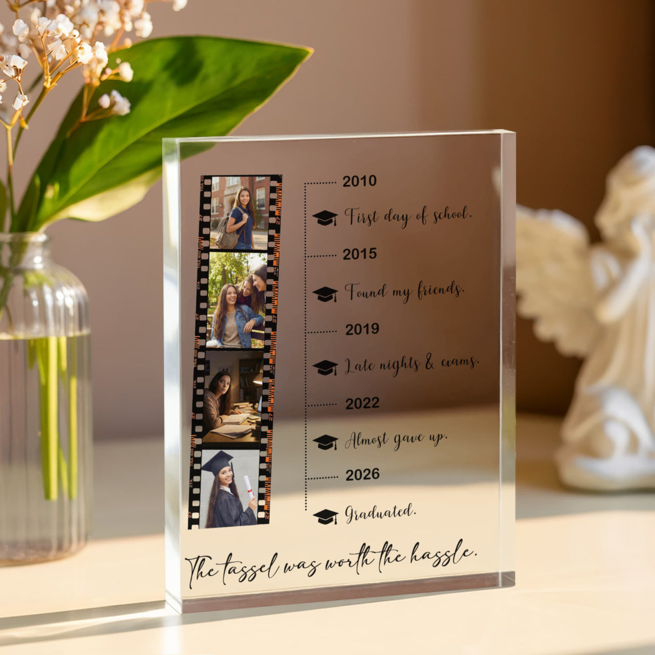 Printed Acrylic Block - Graduation personalized