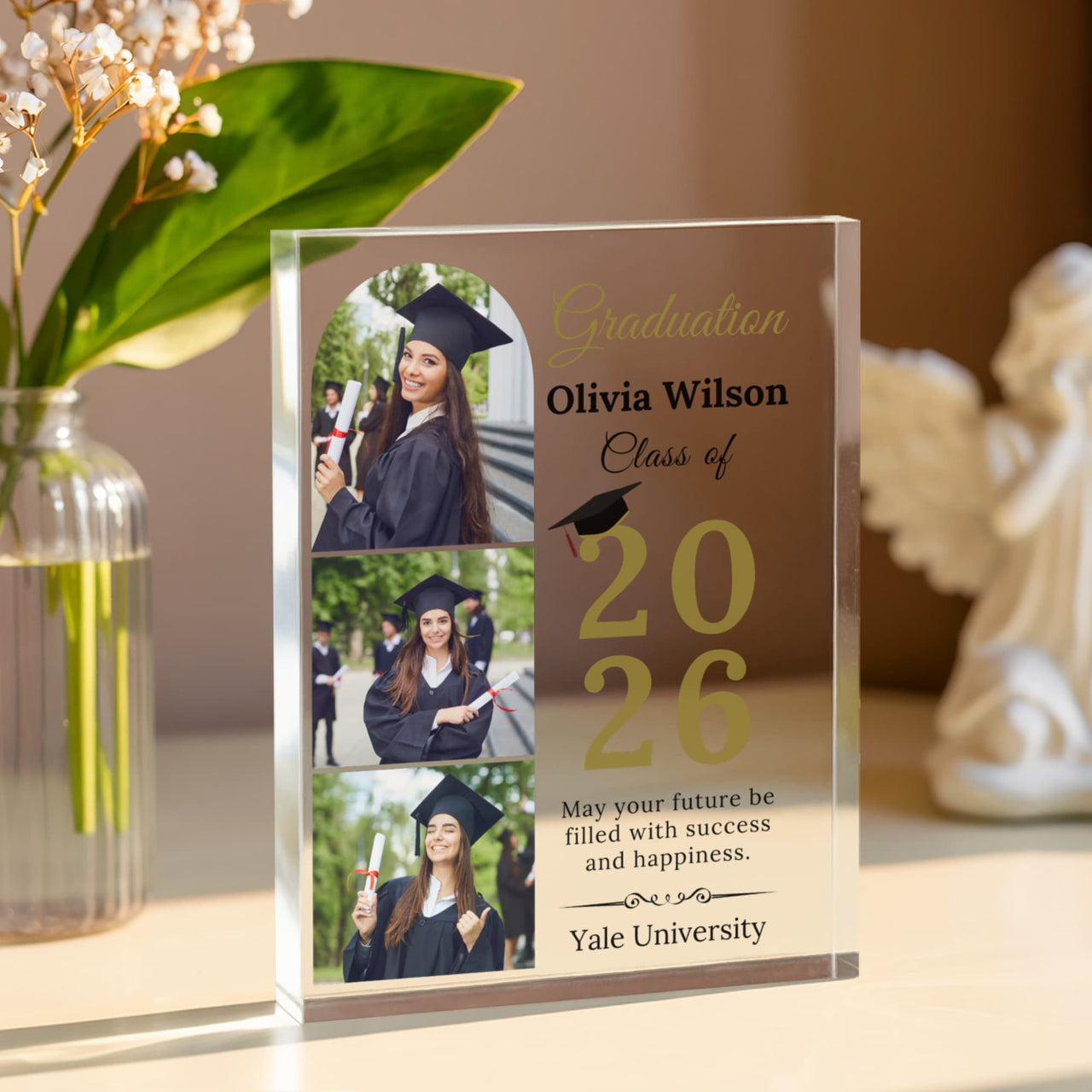 Printed Acrylic Block - Graduation