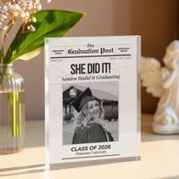 Printed Acrylic Block - Graduation