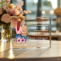 Funny Printed Acrylic Block for Mom - Mother's Day Gift