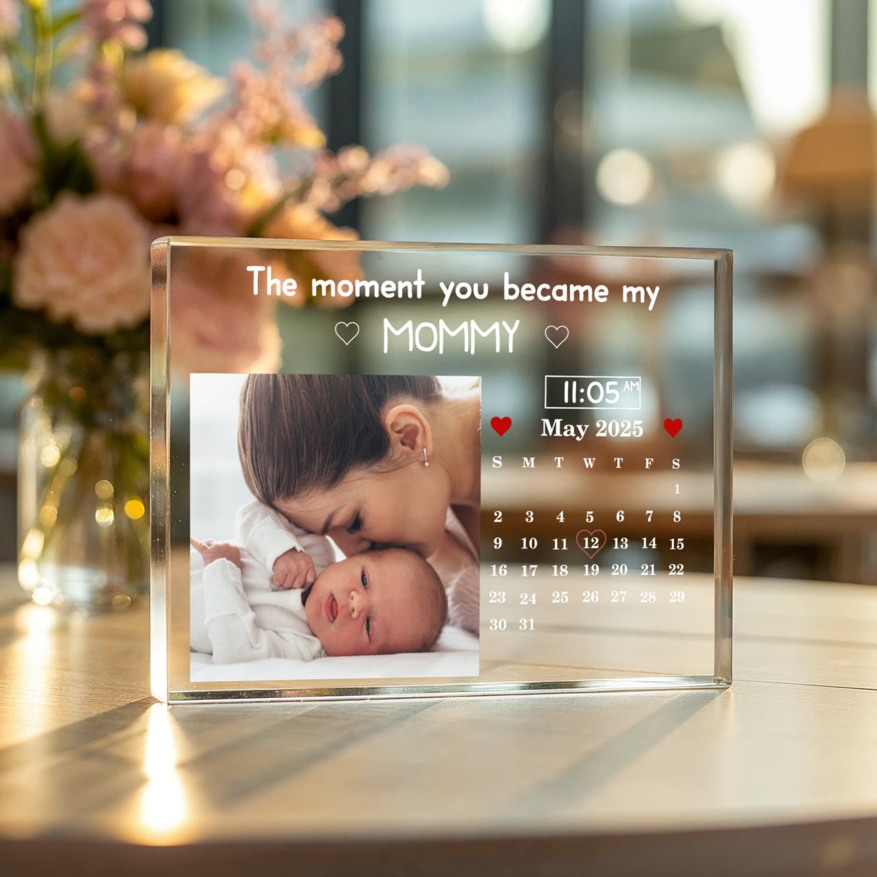Printed Acrylic Block for Mommy - Mother's Day Gift