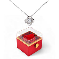 Love Knot with Rotating Rose Gift Box - Mother's Day Gift for Her