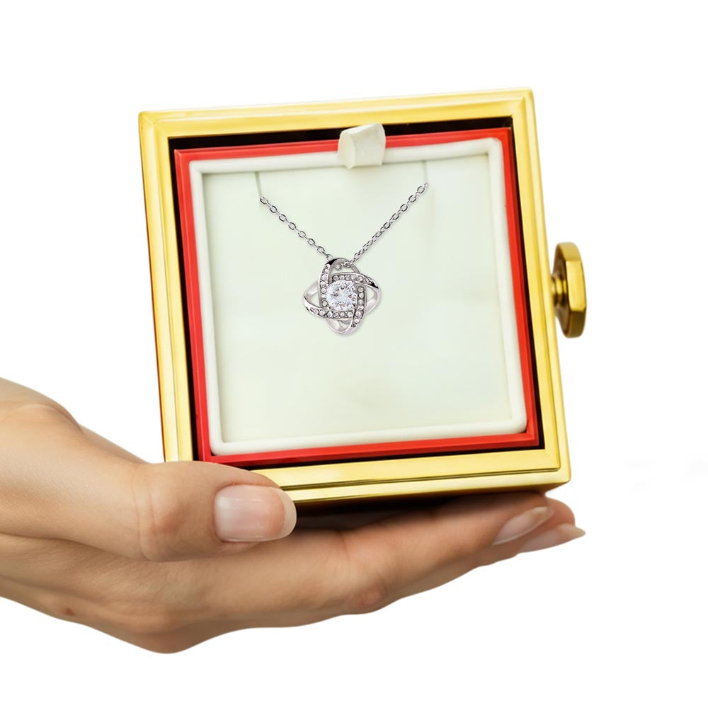 Love Knot with Rotating Rose Gift Box - Mother's Day Gift for Her