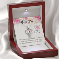 Heart Stethoscope Necklace – Gift for Mom, Nurse, Hero - TreasuredTale