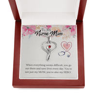 Heart Stethoscope Necklace – Gift for Mom, Nurse, Hero - TreasuredTale