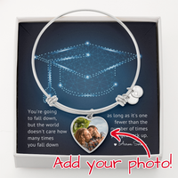 Buyer Upload Luxury Heart Bangle - Graduation, You Get Back Up