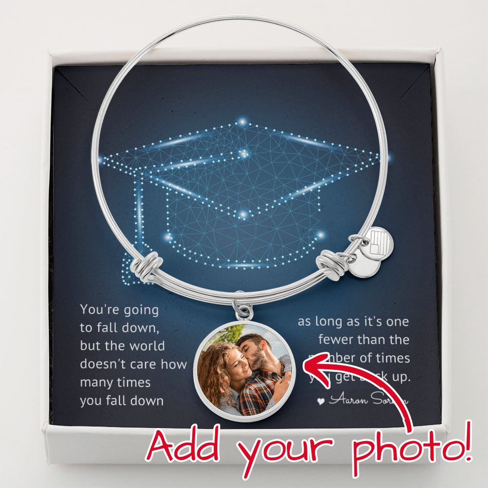 Buyer Upload Luxury Circle Bangle - Graduation, You Get Back Up