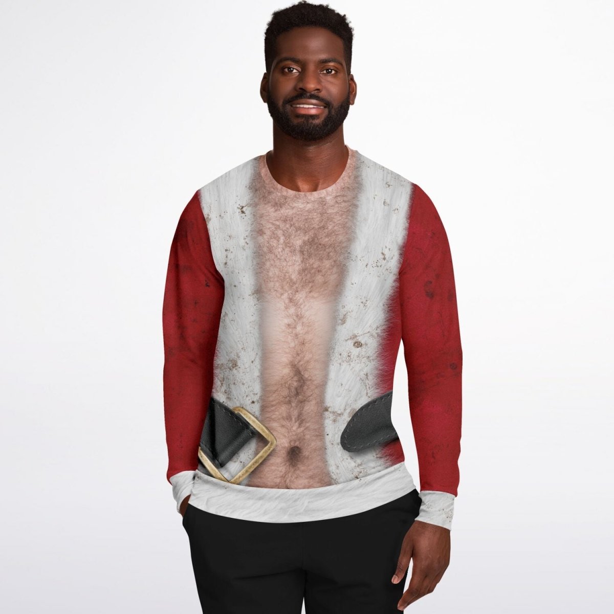 Bad Santa - Caucasian - Fashion Funny Ugly Christmas Sweater Men, Ladies - TreasuredTale