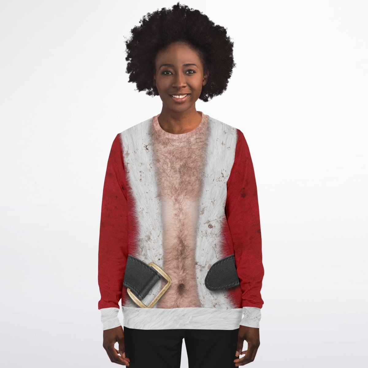 Bad Santa - Caucasian - Fashion Funny Ugly Christmas Sweater Men, Ladies - TreasuredTale