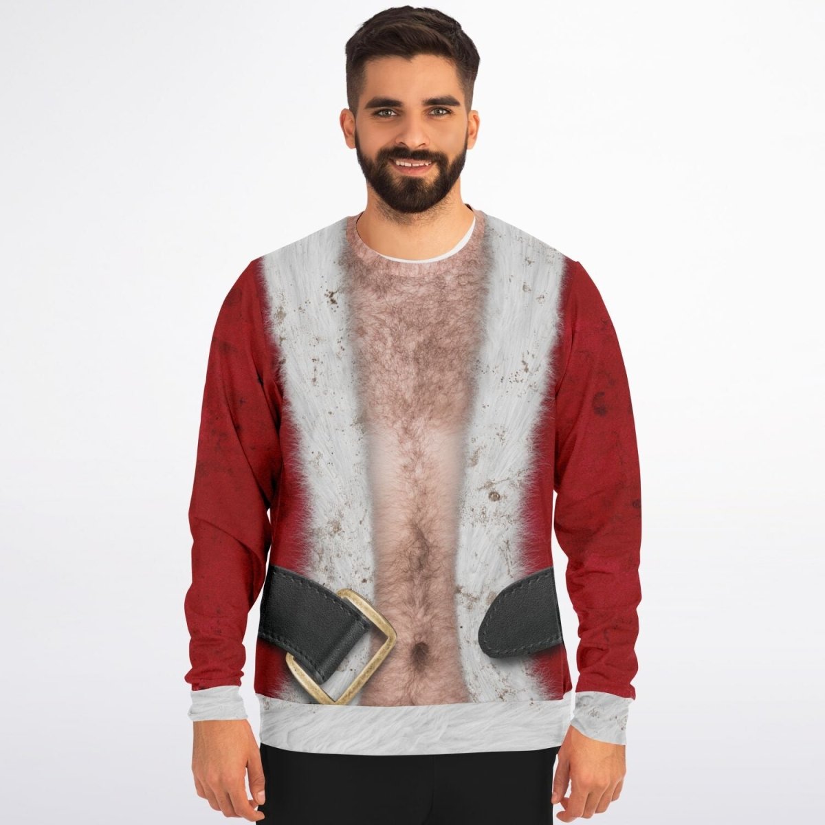 Bad Santa - Caucasian - Fashion Funny Ugly Christmas Sweater Men, Ladies - TreasuredTale