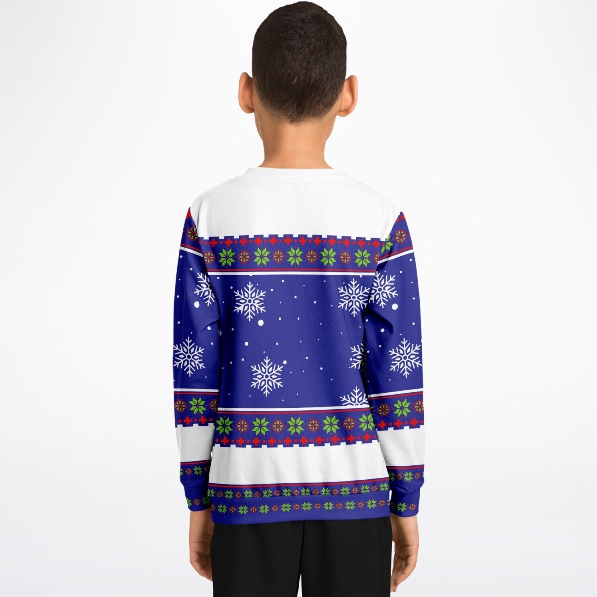 Bite Me - Athletic Kids/Youth Ugly Christmas Sweater - TreasuredTale