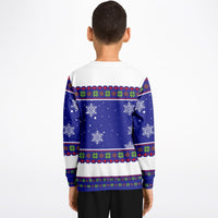 Bite Me - Athletic Kids/Youth Ugly Christmas Sweater - TreasuredTale