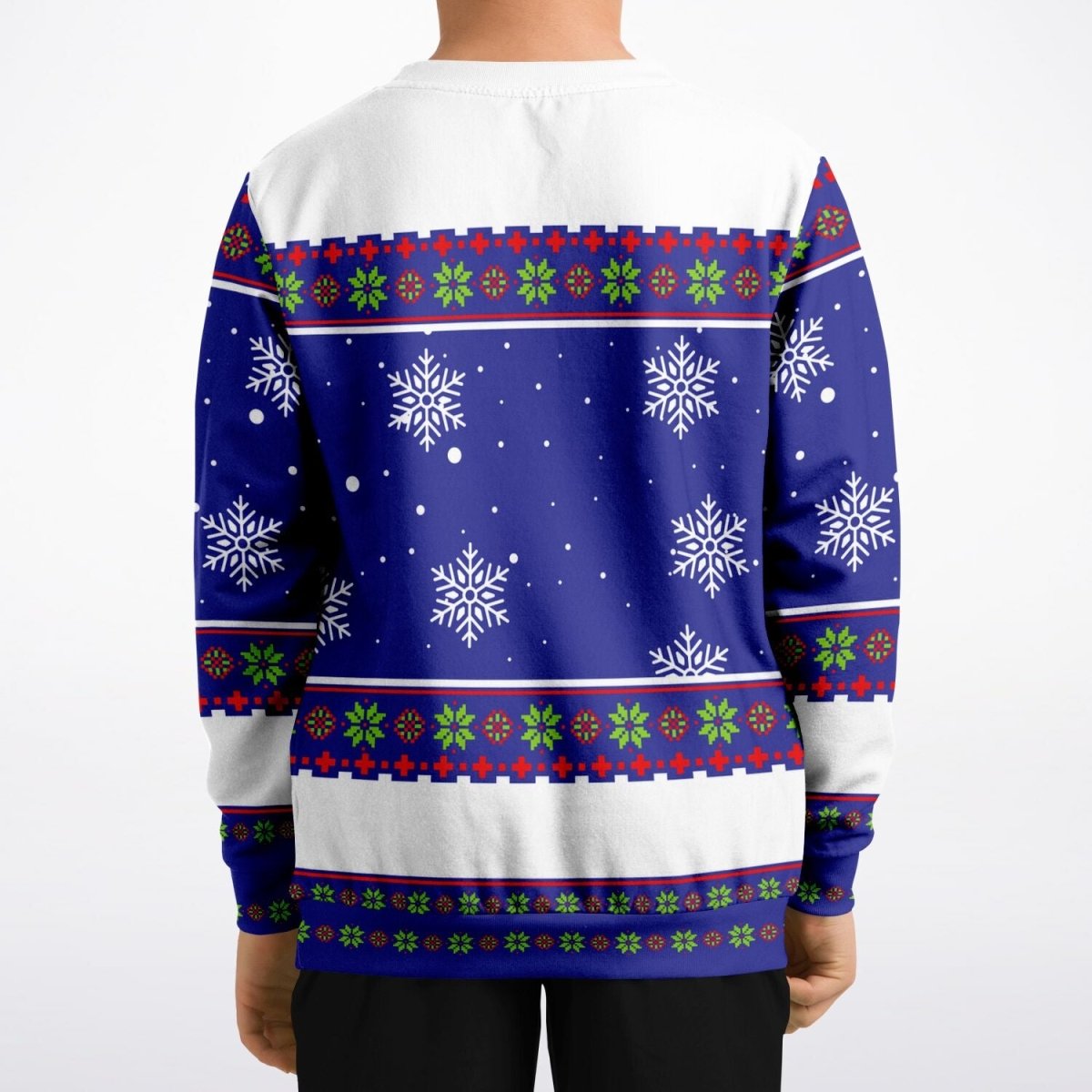 Bite Me - Athletic Kids/Youth Ugly Christmas Sweater - TreasuredTale