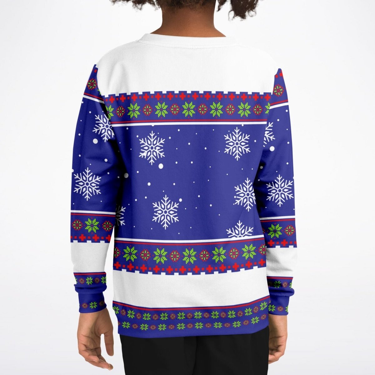 Bite Me - Athletic Kids/Youth Ugly Christmas Sweater - TreasuredTale