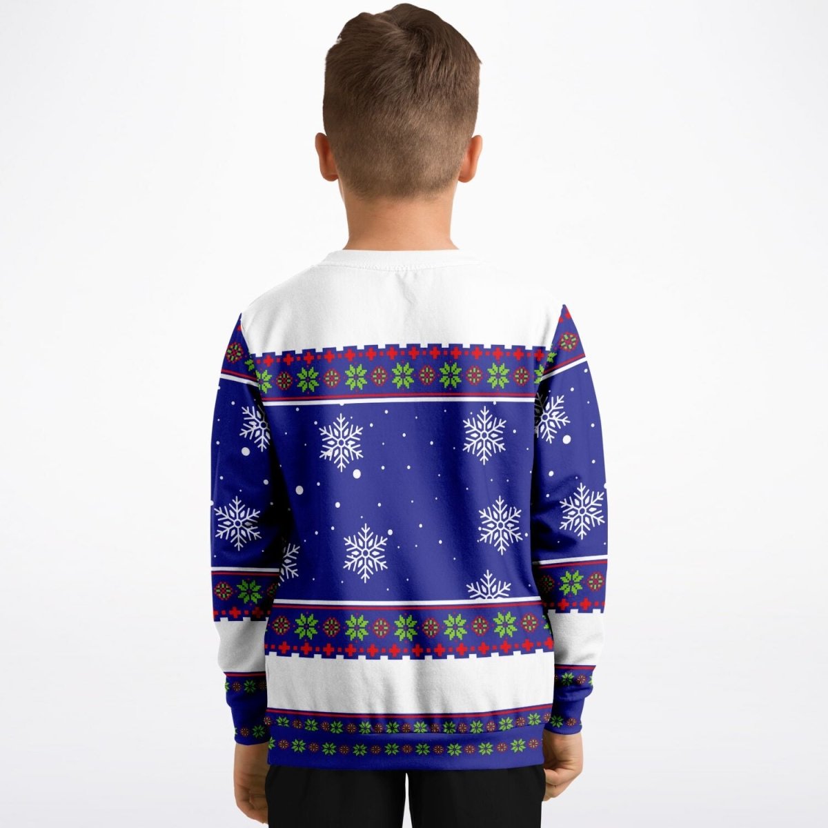 Bite Me - Athletic Kids/Youth Ugly Christmas Sweater - TreasuredTale