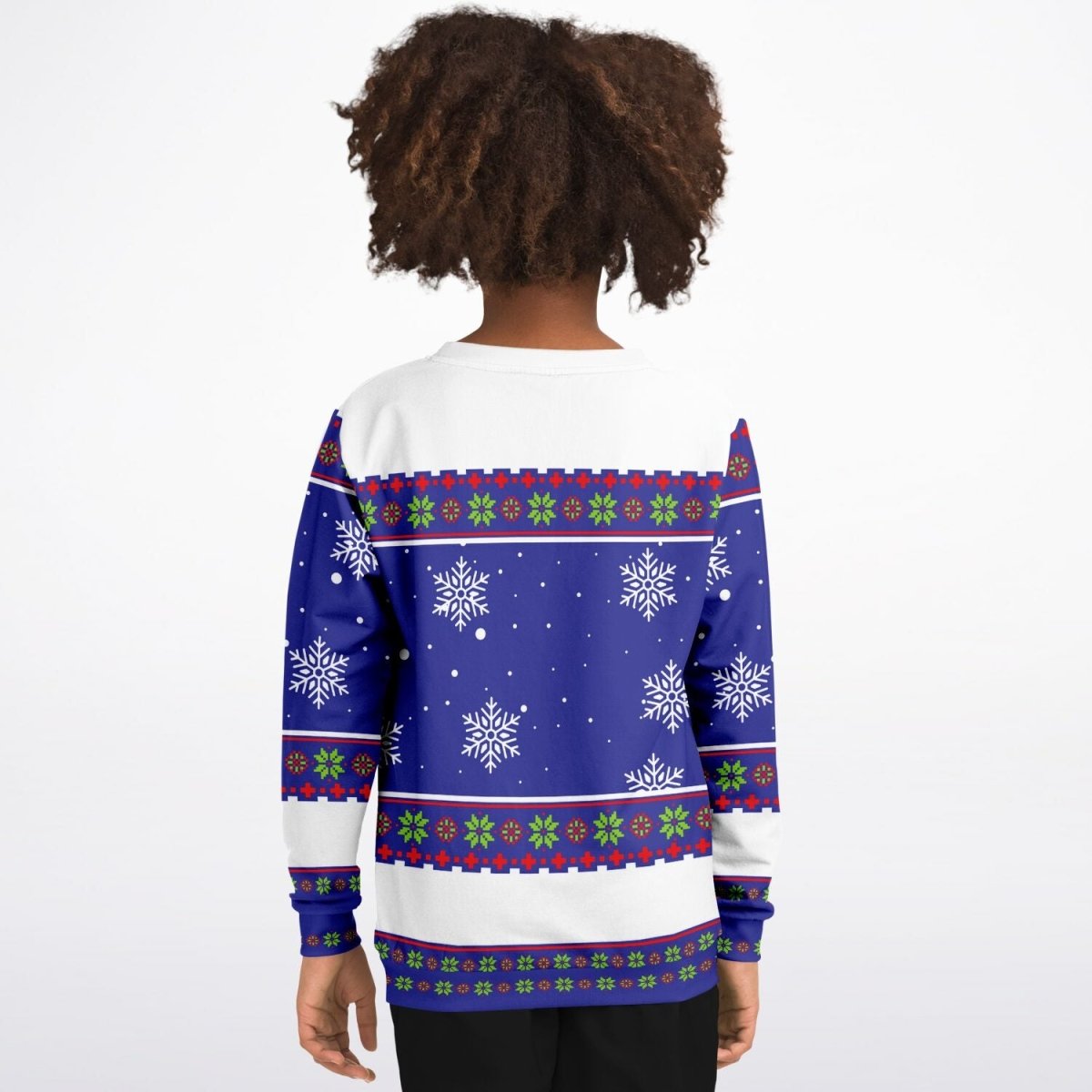 Bite Me - Athletic Kids/Youth Ugly Christmas Sweater - TreasuredTale