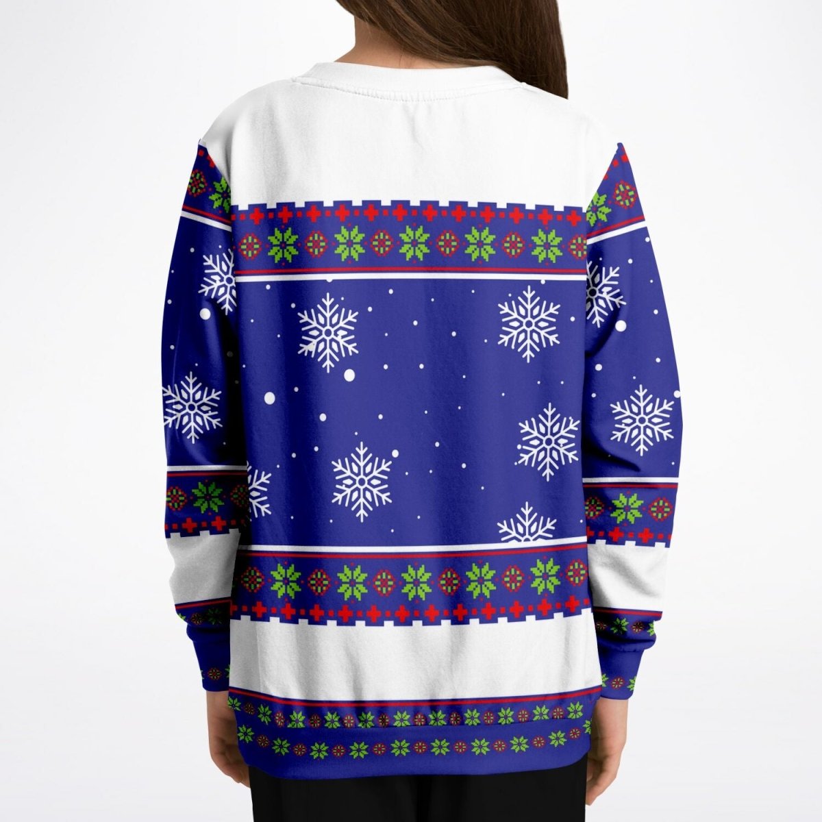 Bite Me - Athletic Kids/Youth Ugly Christmas Sweater - TreasuredTale