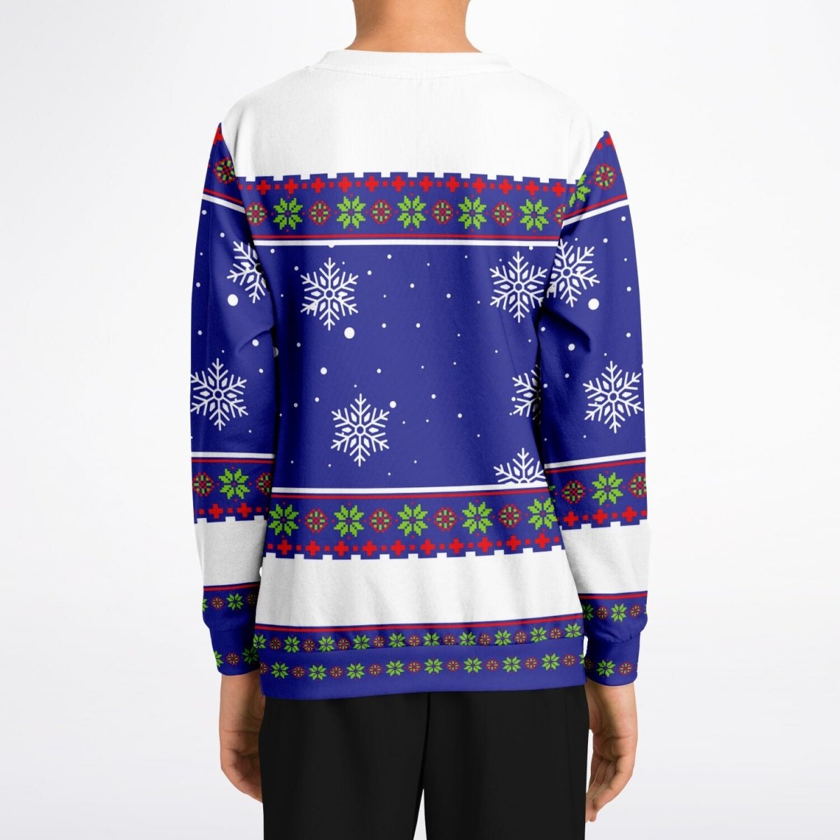 Bite Me - Athletic Kids/Youth Ugly Christmas Sweater - TreasuredTale