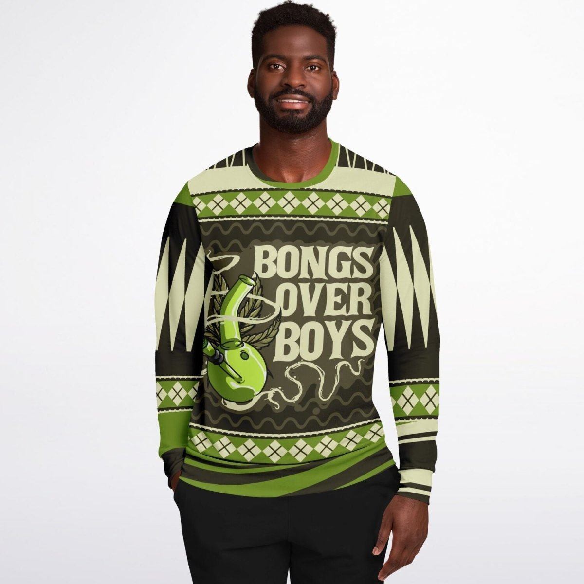 Bongs Over Boys - Bold Statement Sweatshirt - TreasuredTale
