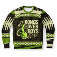 Bongs Over Boys - Bold Statement Sweatshirt - TreasuredTale