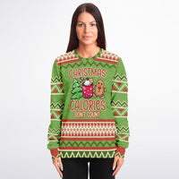 Christmas Calories Don’t Count Sweatshirt - TreasuredTale
