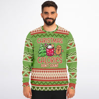 Christmas Calories Don’t Count Sweatshirt - TreasuredTale