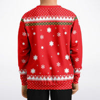Credit Card - Athletic Kids/Youth Funny Ugly Christmas Sweater - TreasuredTale