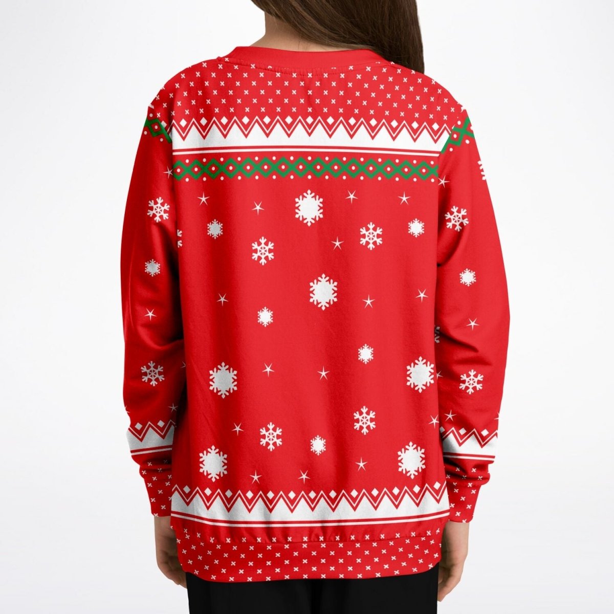 Credit Card - Athletic Kids/Youth Funny Ugly Christmas Sweater - TreasuredTale