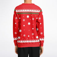 Credit Card - Athletic Kids/Youth Funny Ugly Christmas Sweater - TreasuredTale