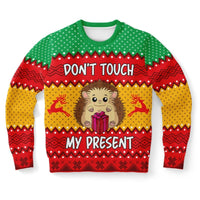 Don't Touch my Present - Athletic Ugly Christmas Sweater Men, Ladies - TreasuredTale