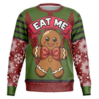 Eat Me Gingerbread Christmas Sweatshirt - TreasuredTale