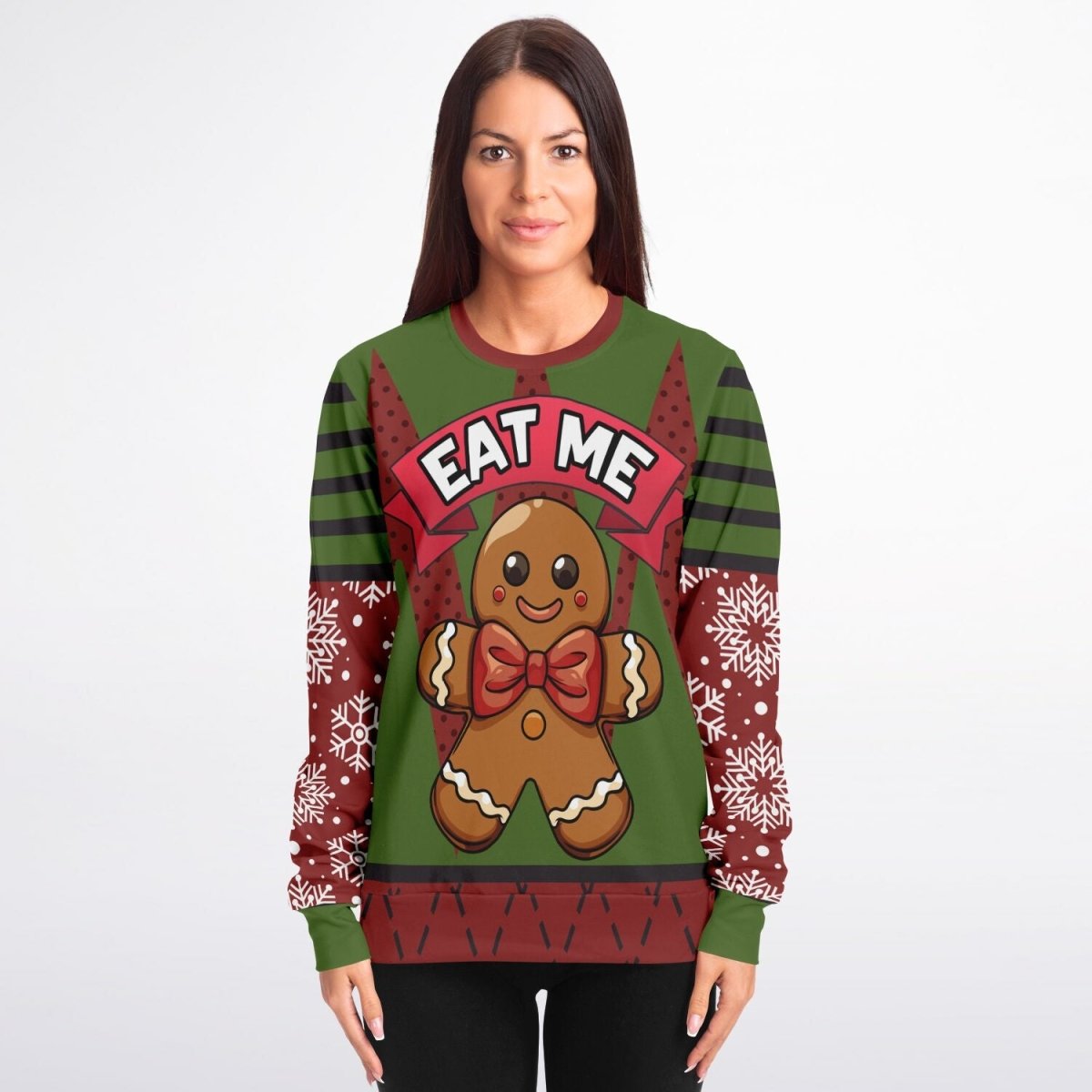 Eat Me Gingerbread Christmas Sweatshirt - TreasuredTale