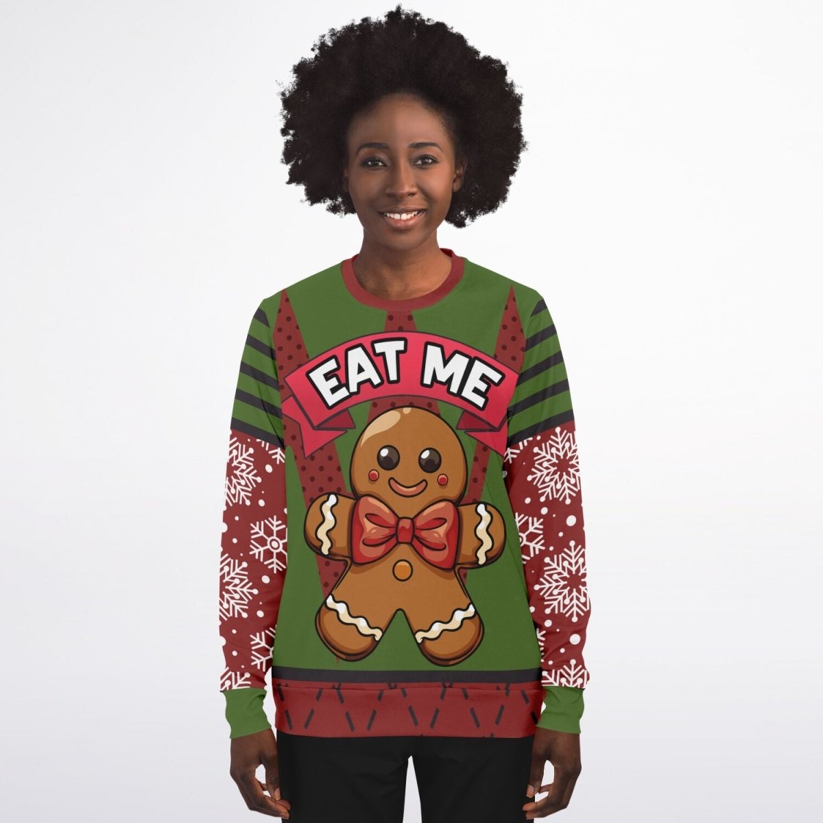 Eat Me Gingerbread Christmas Sweatshirt - TreasuredTale