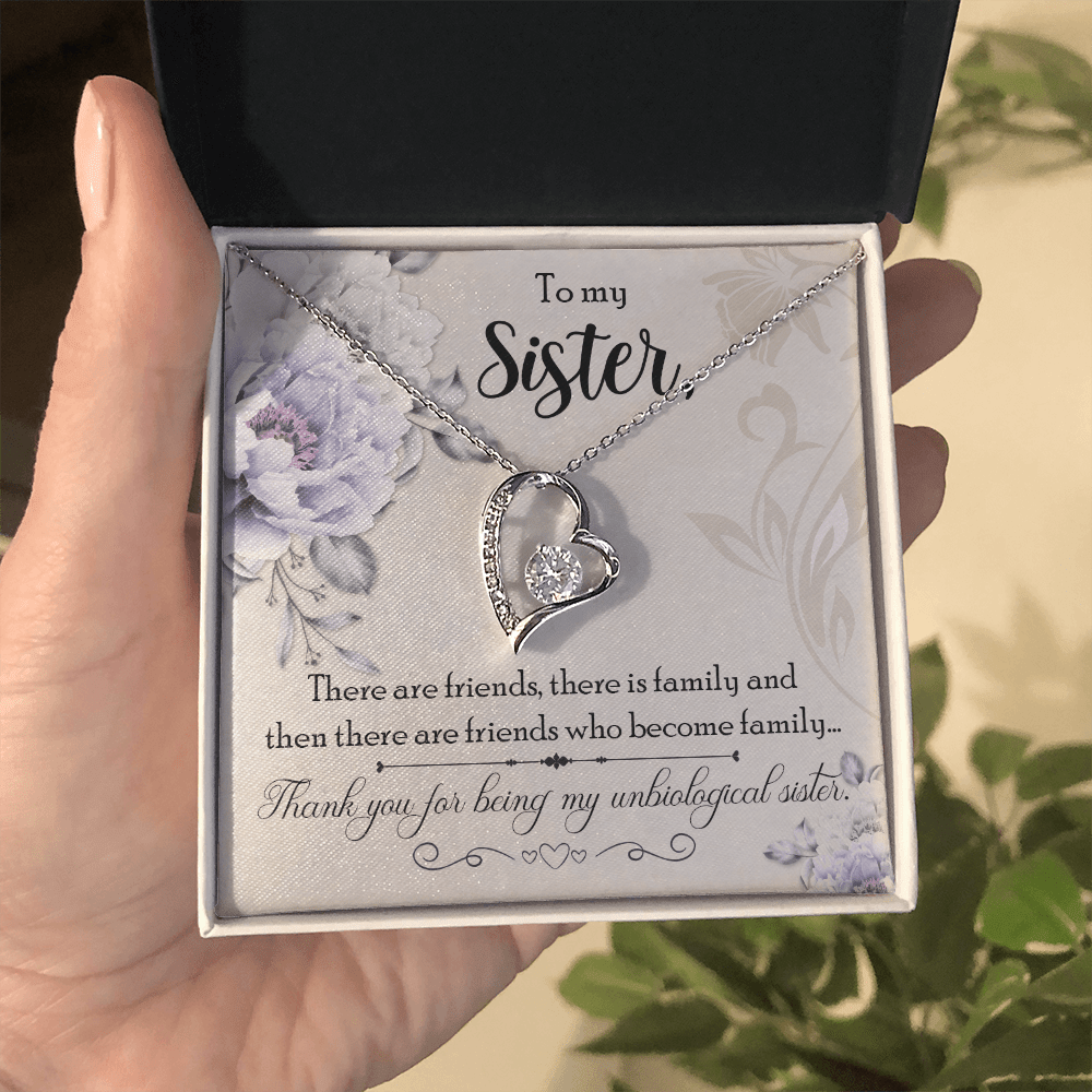 Forever Love Necklace - Unbiological Sister - TreasuredTale