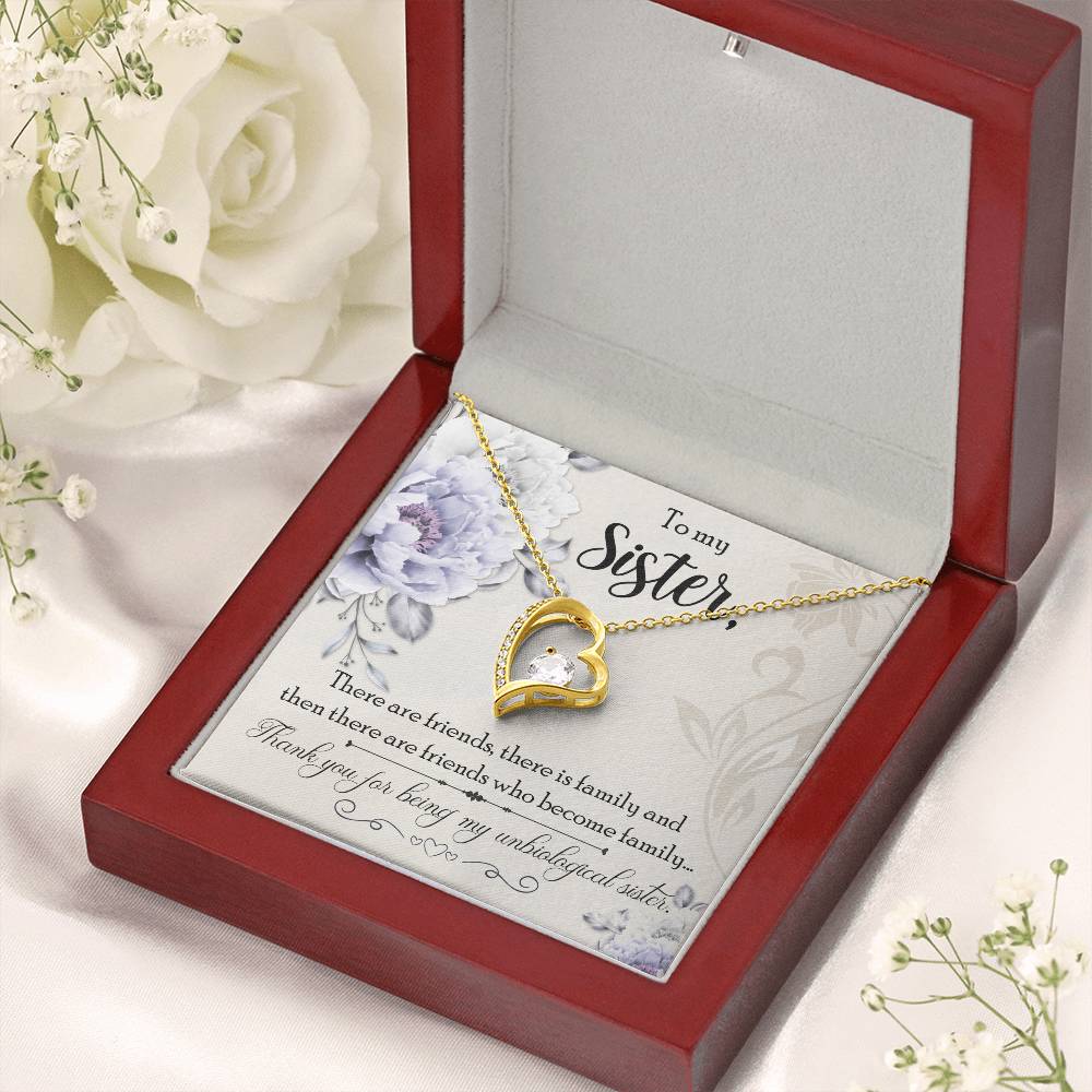 Forever Love Necklace - Unbiological Sister - TreasuredTale