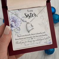 Forever Love Necklace - Unbiological Sister - TreasuredTale