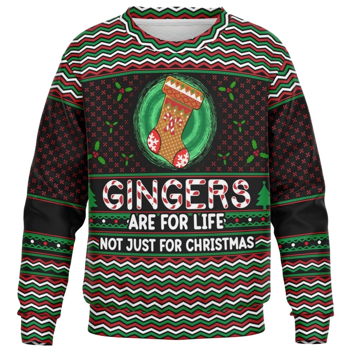 Gingers Are For Life - Athletic Kids/Youth Ugly Christmas Sweater - TreasuredTale