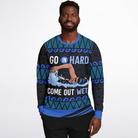 Go In Hard, Come Out Wet Swimming Sweatshirt - TreasuredTale