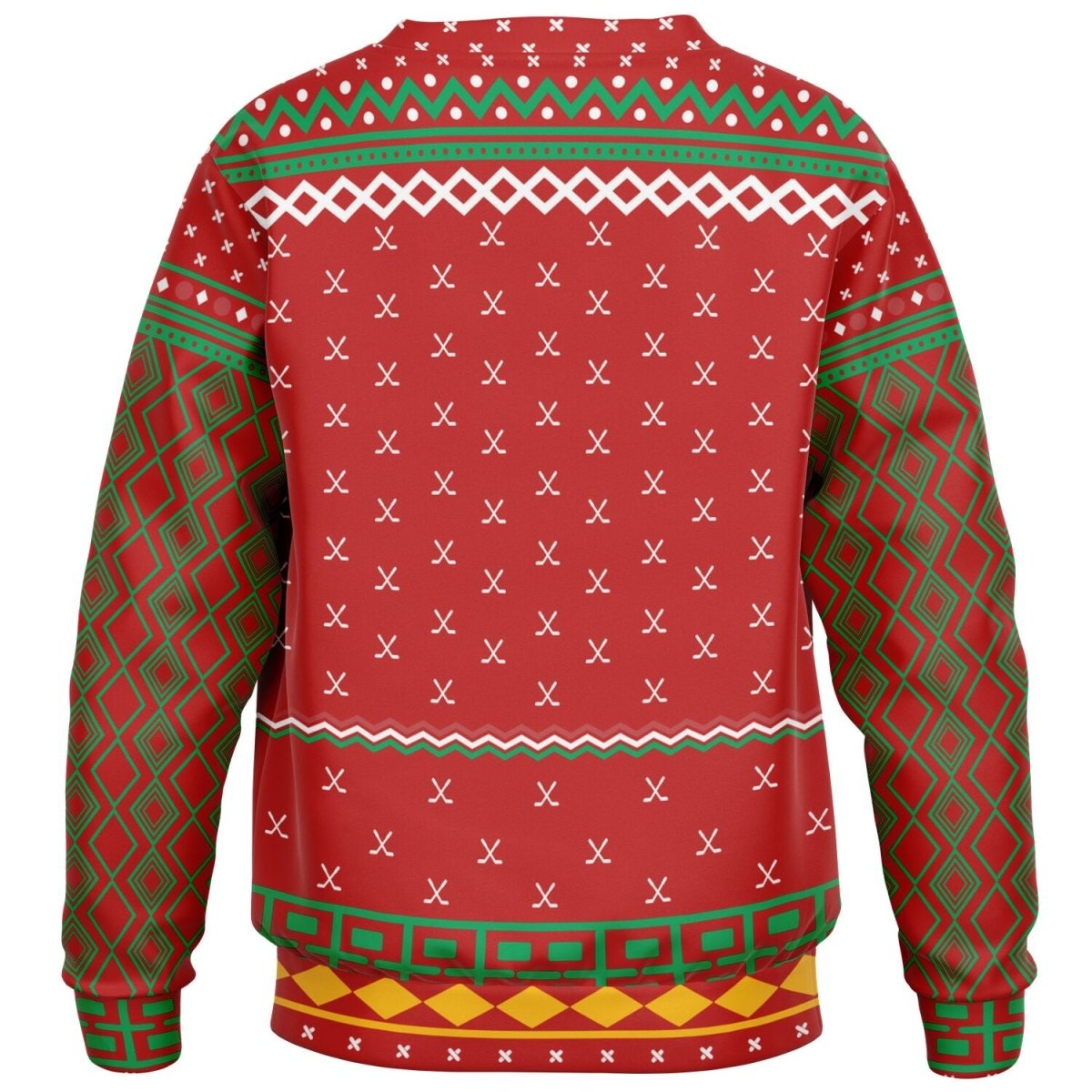 Happy Hockeydays - Athletic Kids/Youth Ugly Christmas Sweater - TreasuredTale