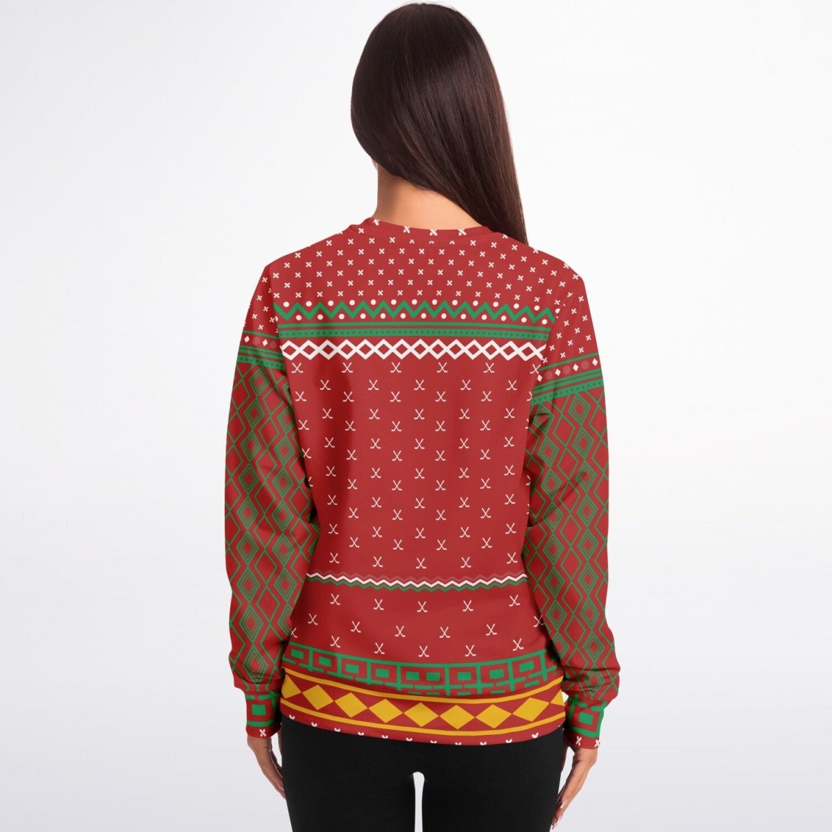Happy Hockeydays - Fashion Ugly Christmas Sweater Men, Ladies - TreasuredTale