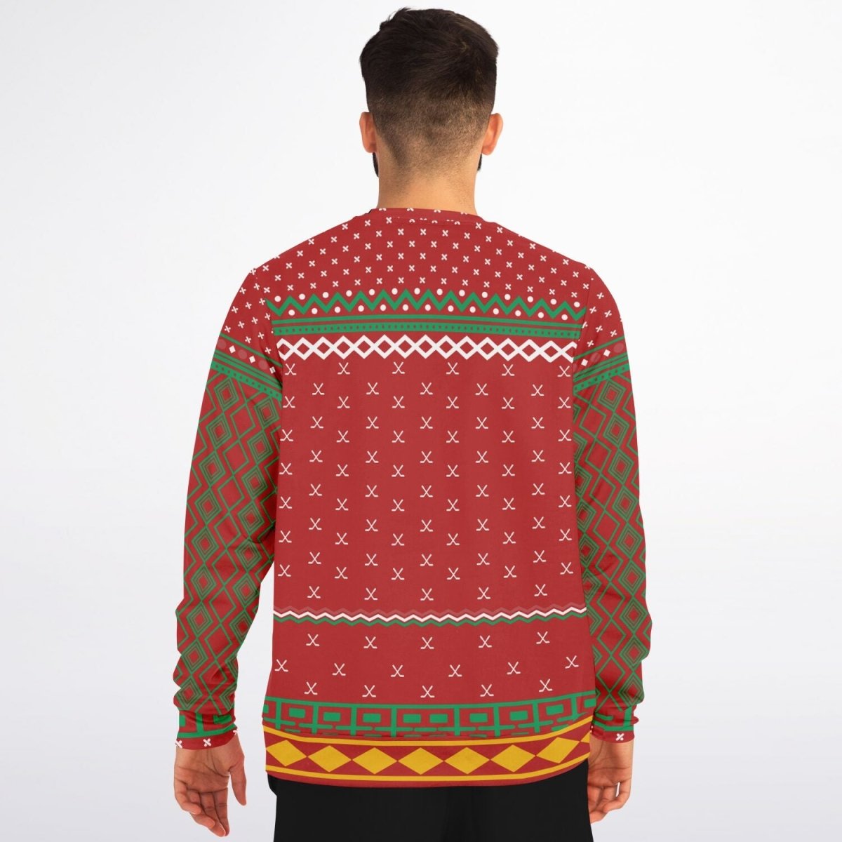 Happy Hockeydays - Fashion Ugly Christmas Sweater Men, Ladies - TreasuredTale