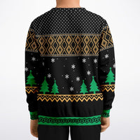 Happy Hoo - lidays - Athletic Kids/Youth Ugly Christmas Sweater - TreasuredTale