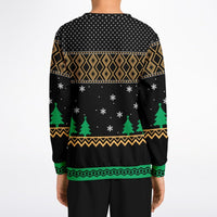 Happy Hoo - lidays - Athletic Kids/Youth Ugly Christmas Sweater - TreasuredTale